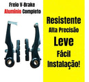 Par Freio V-brake Aluminio Gta Dianteiro/traseiro Bicicleta