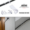 Kit 40 Clips Organizador Fixador Adesivo De Cabo Fios Parede