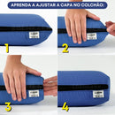 Capa Colchão Impermeável Solteiro Hospitalar Antialérgico