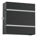 Arandela Externa Slim Luminária de Parede em Alumínio Mega Forte MF103 12x12x4cm cor Preto