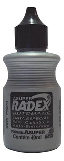 Tinta Para Carimbo Auto-entintado 40ml - Preto - Radex