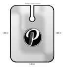 Capa De Corte De Cabelo Premium Microfibra Extra Grande Pentale Cor Branca