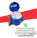 Hidrometer Unijato Dn20 Qn1,5 com conexões de PP
