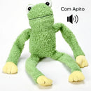 Brinquedo Pelucia Para Cães Mordedor Sapo