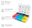 Espaguete Termo Retratil Tubo Isolante 530pcs 12 Modelos Colorido
