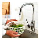 Centrífuga De Salada Secador De Verduras Manual 4 Litros Cor Preto Com Cesta Removível Dr. Útil