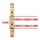 Luz Fita Led Com 120 Leds 12v Alta Intensidade 3000k Cor da luz Branco-quente 110V/220V