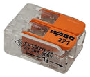 Kit 20x Conector Wago Compacto Emenda 2 Fios Modelo 221-412