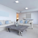 1x Painel Plafon Sobrepor Quadrado Led 18w Ps Avant 6500k Estrutura Branco