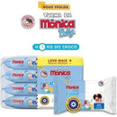 Turma da Mônica Toalha umedecida Hora da Troca - 44 - Kit - 4 - 1