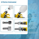 Pistola Pintura Mini H-2000 Hvlp 4580 Copo 125ml Com Bico