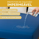 Capa Colchão Impermeável Solteiro Hospitalar Antialérgico