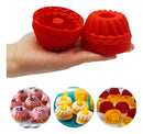 10 Formas Mini Pudim Bolos Tortas Cupcake Gelatina A Vermelho