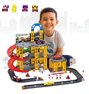 Posto De Gasolina Garagem 3 Andares Pais & Filhos Carrinho Brinquedo Infantil Corrida