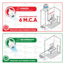 Torneira com Filtro para Pia de Cozinha Parede Gourmet Flexível 360ª Chuveirinho 1/4 de Volta 2 Modos de Jato 2 Refil Vela Extra