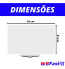 50 Folhas De Acetato Transparente A4 - 21x30  Cm 0,20 Mm Esp