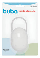Buba, Porta Chupeta Incolor Com Alça