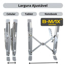 Suporte De Alumínio BMG-39 para Notebook E Macbook Ajustável 11'' A 17'' Pol Mesa
