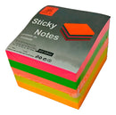 Bloco Adesivo Neon 76x76 C/400 Folhas Colorido