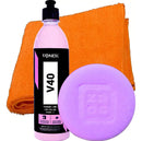 Polidor Corte Refino Lustro Protecao V40 Vonixx + Aplicador Massa de Polir