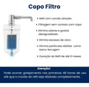 Torneira Com Filtro Cozinha Gourmet Parede Bica Móvel Abs