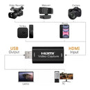 Placa De Captura Vídeo Mini 4k 1080p Hdmi Usb 2.0 Live Steam