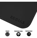 Mousepad Grande Preto 90x40 Deskpad Couro Antiderrapante Mesa Computador Notebook Eddias