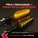 Kit 4 Pisca Seta Twister Bros Xre300 Titan Fan125 Sequencial