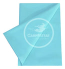 Toalha De Mesa Plástico Perolizada Lisa Descartável 10 Un Cor Azul-claro