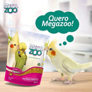 Ração Calopsita E Periquito Pm13 Com 900g Extrusada Megazoo