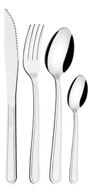 Faqueiro 24 Peças Buzios Inox 23799071 Tramontina Cor Cinza claro