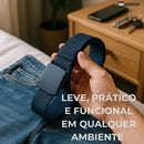 Cinto Mardi Antialergico Fivela De Engate Rapido Plastico Cor Azul Tamanho 120