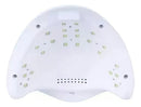 Cabine Unha Unha Manicure Gel Led 48w Sun Seca Esmalte Comum Cor Branco