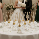 Kit Frasco Vidro Cubo Para Aromatizador 50ml 10peças+varetas