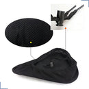 Capa Gel Banco Bike Selim Almofada Forro Bicicleta Ajustável