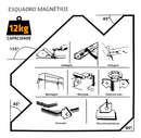 Esquadro Magnético Para Soldador 12 Kg Kit 4 Peças Start