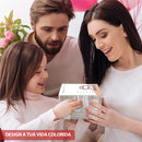 Mini Prensa Térmica Portátil Sublimação Transfer Vermelho Mecolour