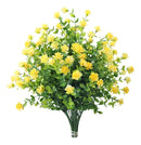 Kit 2 Buque Flores De Galli Artificial Arranjos Dec Amarelo