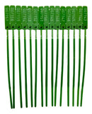 100 Lacre para malote numerado 23 cm verde segurança viagem Rigoran