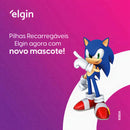 Pilha recarregável AAA Elgin Recarregáveis 82171 Cilíndrica - kit de 3 unidades