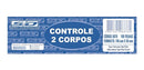 Bloco Controle Numerado 2 Corpos 100 Fls Pt C/ 20