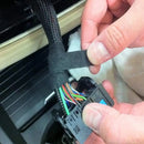 Kit 5 Fitas Tecido Isolante Chicote Automotivo Anti Chama 25m x 19mm Preta Tesa