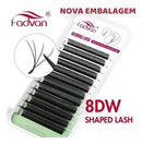 Cílios Fadvan W 8d Tamanho Único E Mix 8.14 mm 8DW /4D DUPLO