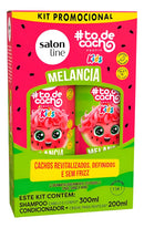 Kit Melancia Kids Shampoo Condicionador Salon Line Todecacho