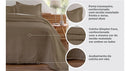 Decorella Colcha, Cobre Leito Queen Khaki