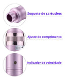 Caneta Dermapen Sem Fio Microagulhamento Agulha Sobe Desce