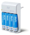 Carregador De Pilhas Multilaser C/ 4 Pilhas Aa Rm02 - Cb054