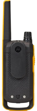Talkabout Motorola T470 Walk Talk Rádio Comunicador Cor Amarelo até 2km na cidade até 35km Na montanha sem Interferência.