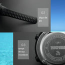 Relógio de pulso digital Skmei 1251 com corria de poliuretano cor preto