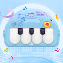 Tapete Bebê Musical Piano Happy azul Wakaii